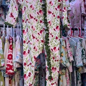 Floral Ruffle Kids One Piece